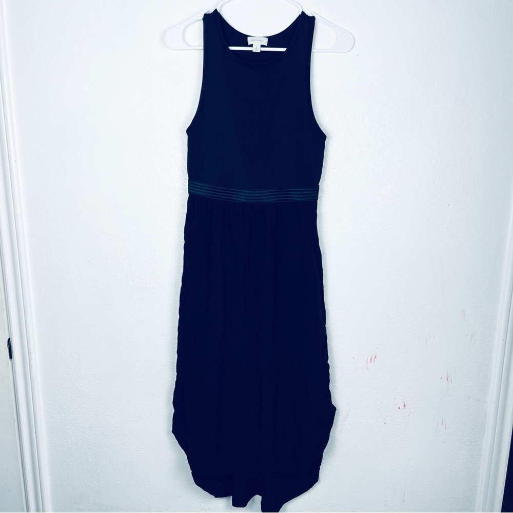 Witchery size 8 black sleeveless fit flare dress